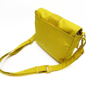 Fendi Yellow Messenger Baguette Bag